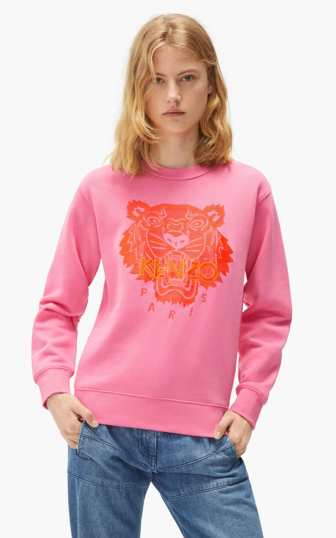 Sweat Kenzo Femme Tiger Rose ETFKQ-2457